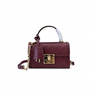 GUCCI PADLOCK SMALL TOP HANDLE BAG ‎848884 (20*13*8cm)
